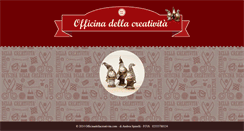 Desktop Screenshot of officinadellacreativita.com